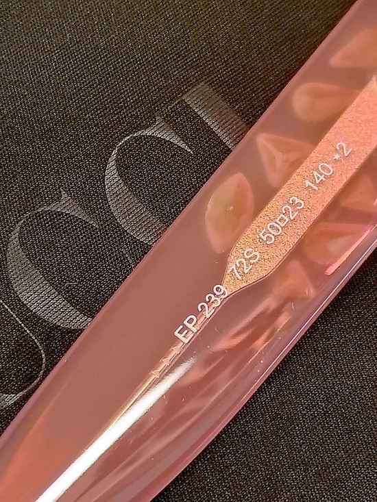 Rare Emilio Pucci EP 0239 72S Shiny Light Pink Sunglasses Woman Limited Edition main image 9